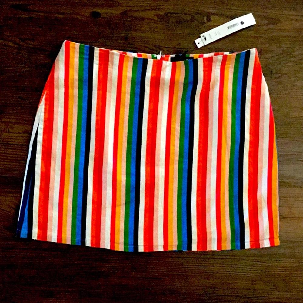 NWT Aqua striped skirt🎉HOST PICK🎉🎉